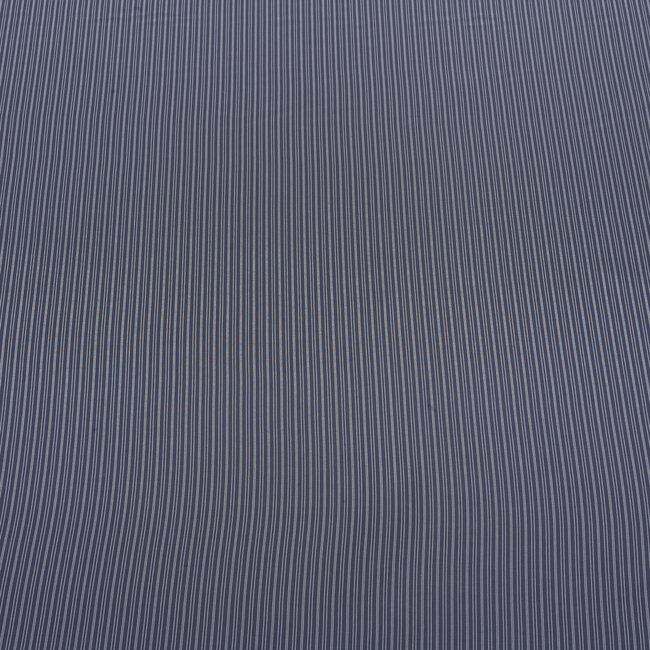 Doublure de manche - rayé double bleu nuit et gris