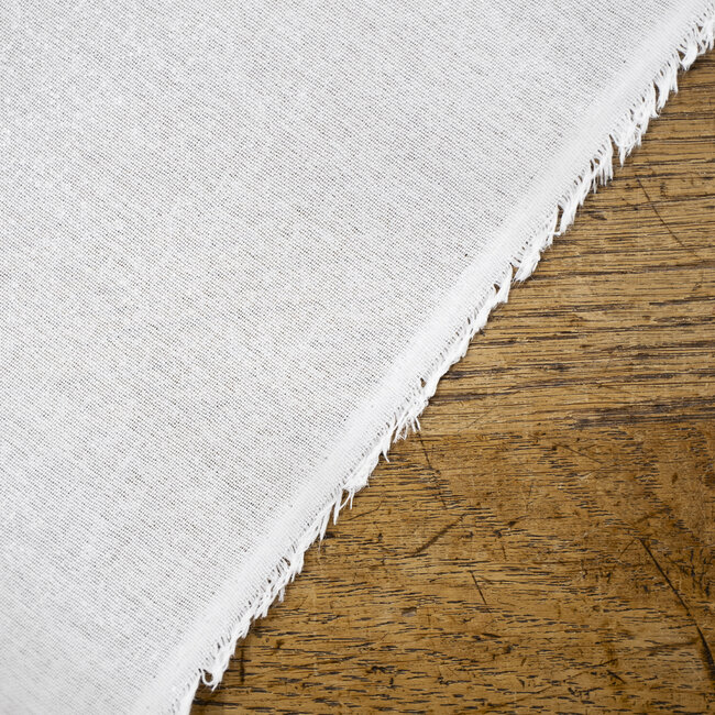 Entoilage thermocollant blanc en coton 