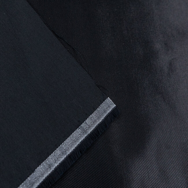 Doublure sergée en viscose et coton