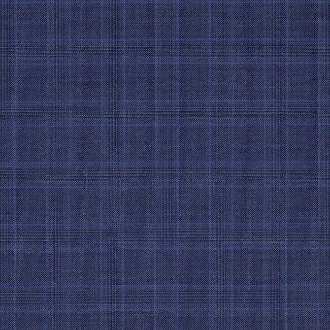 Carnet - Super 120's prince de Galles bleu
