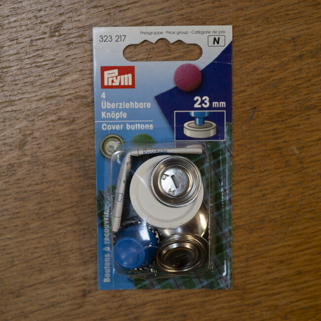 Boutons à recouvrir 23mm