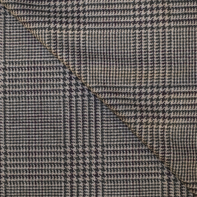 Cloth Ermenegildo Zegna - Prince de galles marron, vert, beige