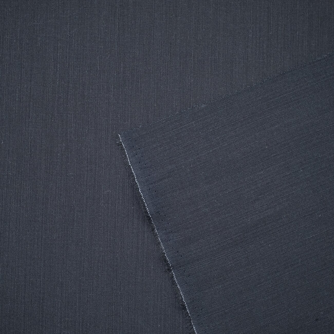 Toile tailleur noire poids moyen nerveuse