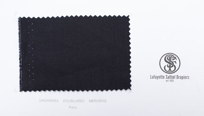Echantillon de popeline double retors - Bleue nuit