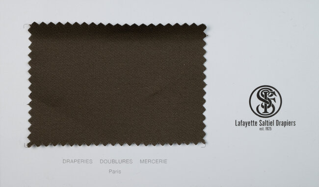 Échantillon coton japonais pour chino olive