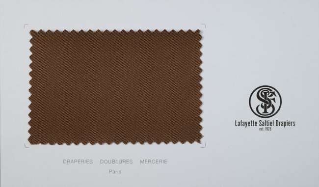 Échantillon coton japonais pour chino marron