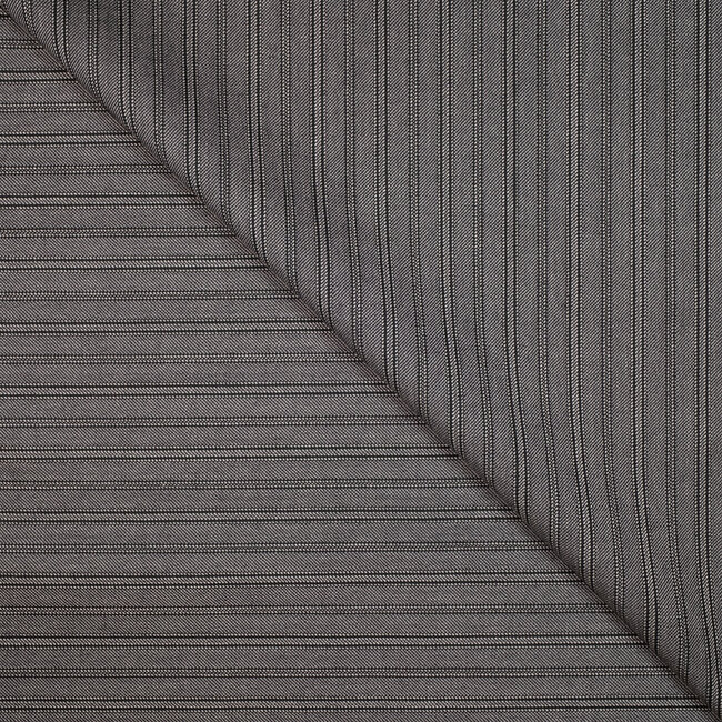 Caccioppoli - lainage gris à rayures pour cérémonie