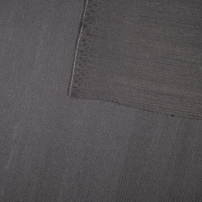 Toile tailleur noire poids moyen nerveuse