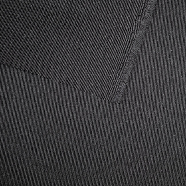 Toile tailleur noire lourde et raide