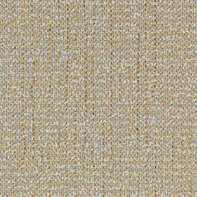 Tweed bleu clair agrémenté de fils dorés pour un éclat subtil.