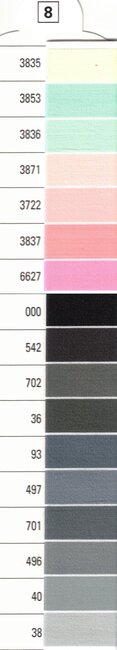 Fil mousse textur&eacute; G&uuml;termann E382 "8"