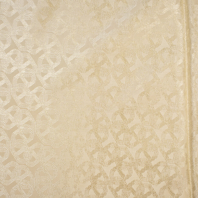 Doublure jacquard fantaisie -  Champagne