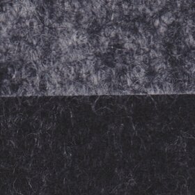 Feutre de col gris chiné en laine et viscose Ref 4600/308