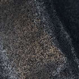 Percale noire thermocollante sur base coton
