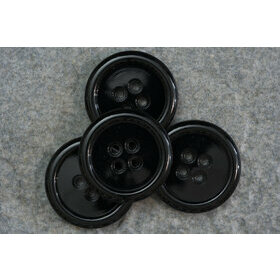 Bouton 4 trous en Galalithe 15mm