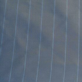 Doublure de manche en cupro - rayure ciel sur gris