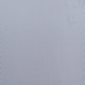Doublure de manche - ray&eacute;e blanche/bleu