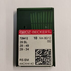 Aiguilles machine industrielle GROZ-BECKERT 29BL-29 49-29 34-2140TP