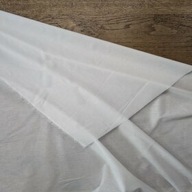 Triplure thermocollante blanche coton