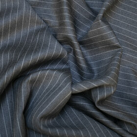 perennial - super 110's gris moyen à rayures