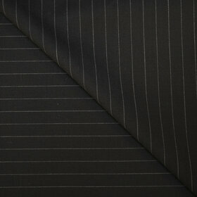 FINTES - Super 150's gris foncé avec rayures tennis