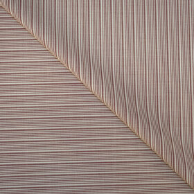 Cloth Ermenegildo Zegna - Laine &eacute;crue &agrave; rayures rouges