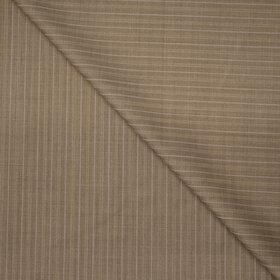 HUDDERSFIELD - super 120's beige avec des rayures parme