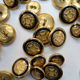 Jeu de 14 boutons sertis pour blazer