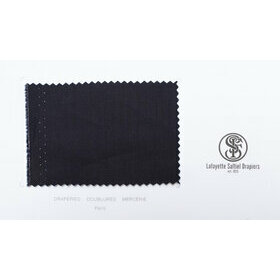 Echantillon de popeline double retors - Noir