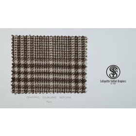Échantillon Prince de galles marron et beige
