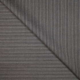 Caccioppoli - lainage gris à rayures pour cérémonie