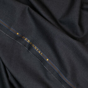 Perennial - Super 110's gris foncé à rayures fines