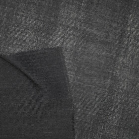 Toile tailleur noire poids moyen nerveuse