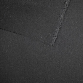 Toile tailleur noire lourde et raide