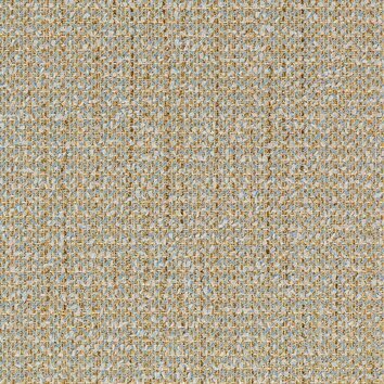 Tweed bleu clair agrémenté de fils dorés pour un éclat subtil.