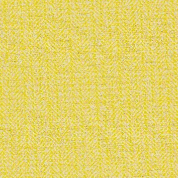 Tweed jaune très clair presque crème avec fils blancs. Motif doux et homogène.