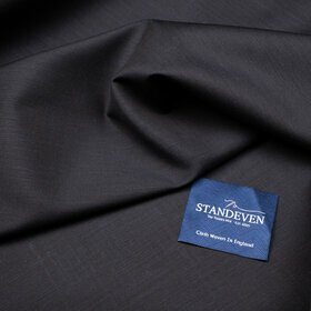 Standeven - m&eacute;lange super 130s et kid mohair bleu profond