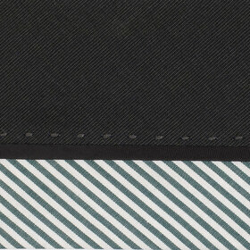 Hausse de ceinture fantaisie vert / ray&eacute; blanc vert