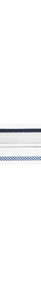 Hausse de ceinture fantaisie marine / ray&eacute; blanc bleu 